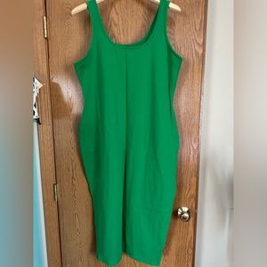 Ava & Viv green bodycon size 1x